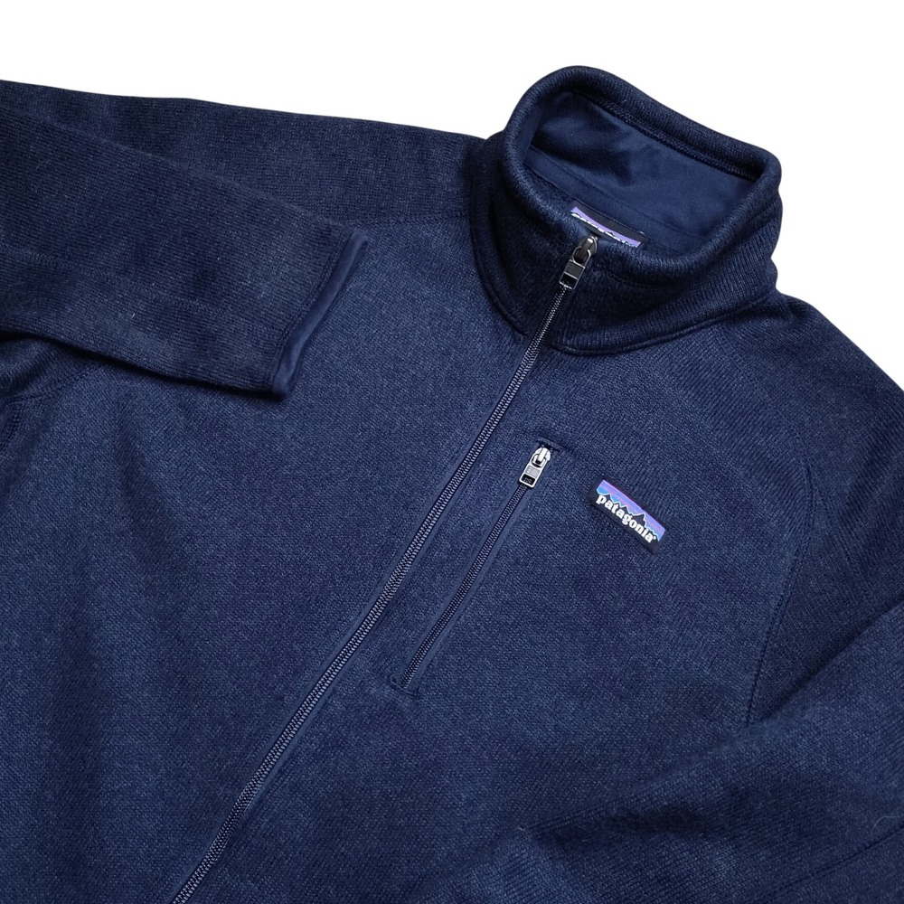 Patagonia Better Sweater Full Zip Fleece Jacket Mens Medium Navy Blue Outdoor